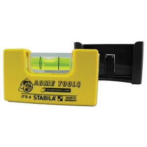 acme tools branded stabila pocket level