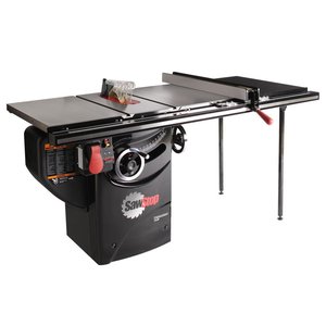 Sawstop 52" Table Saw pictured on a white background