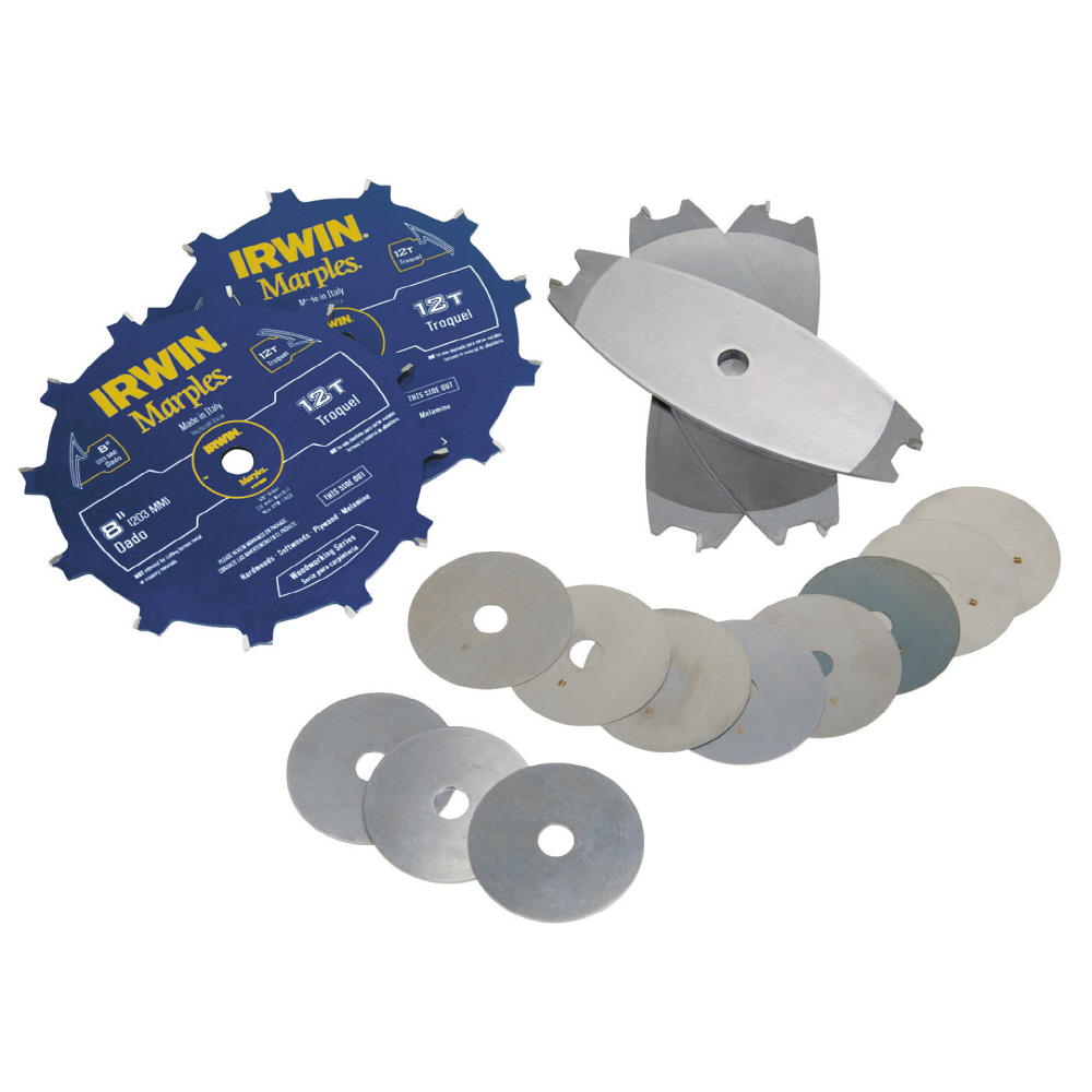 Irwin Dado Blade Set with cutters and shims