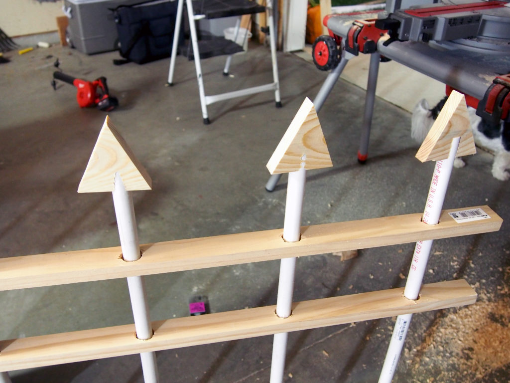 Attach fence tops