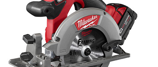 Side Milwaukee's circular saw from their M18 series.