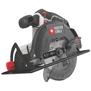 Image of Porter Cables 6-1/2 in. cordless circular saw.