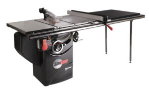 Sawstop's biggest cabinet table saw.
