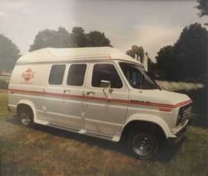 Van used by Sunex Tools to make deliveries.