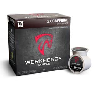 Workhorse Coffee with two pods.