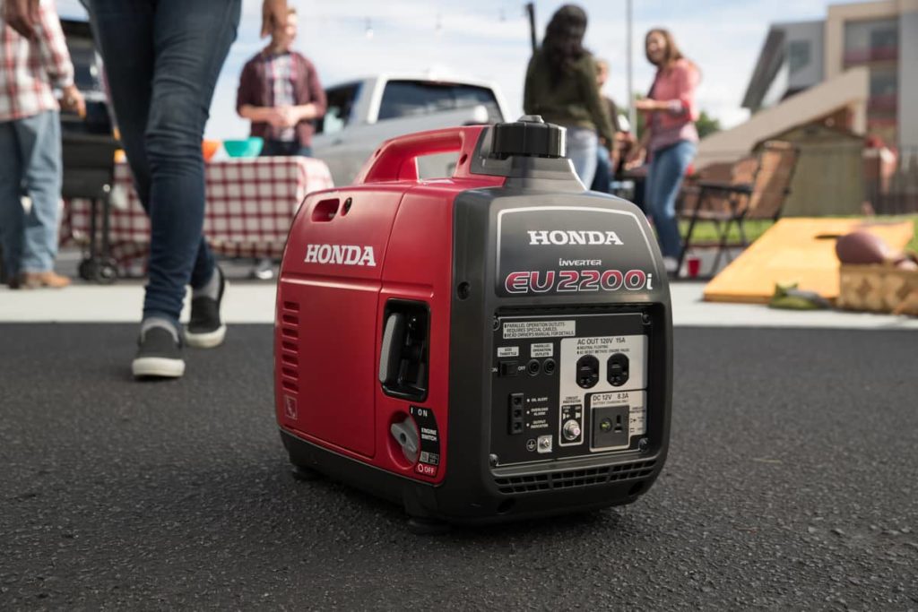 Honda EU2200i Generator helping some fans tailgate