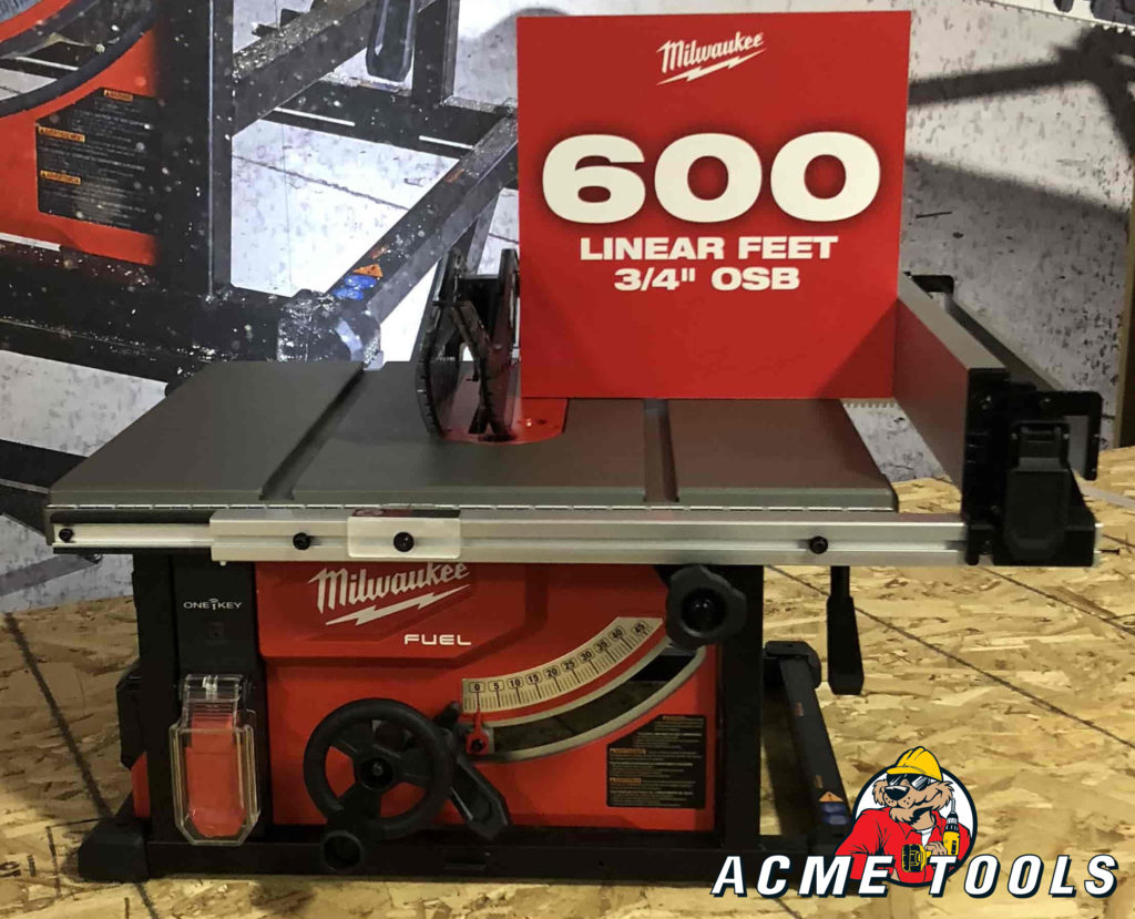 Milwaukee m18 discount table saw review