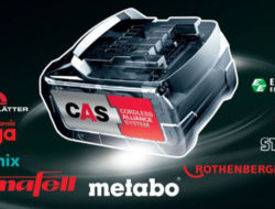 Metabo batteries power the cordless alliance system tools by 9 manufacturers