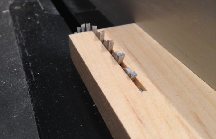 Use the flip method to safely cut ling thin boards on a table saw