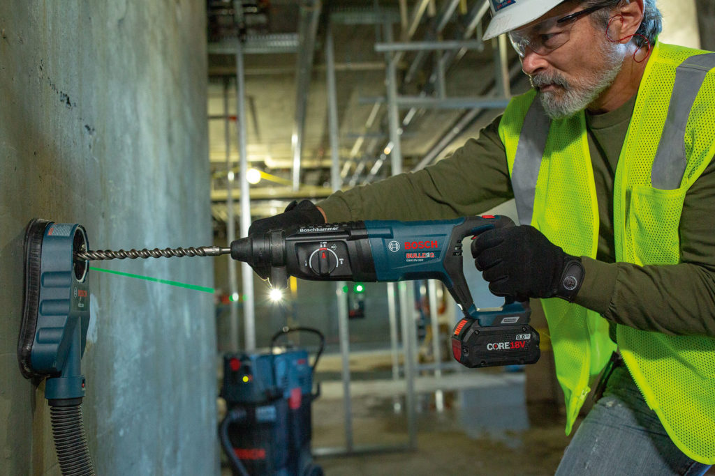 The Bosch Bulldog cordless hammer drill is one of the safest drills available