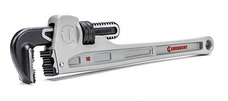 The New Crescent Pipe Wrench Grip hand tool