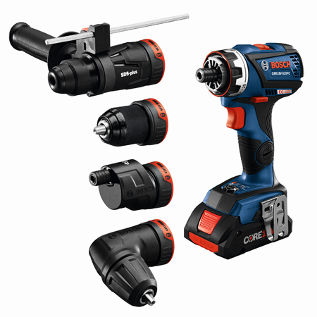 Bosch Chameleon Drill/Driver and attachements