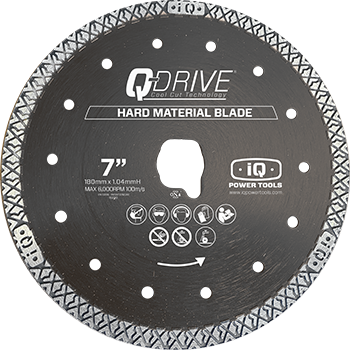 iQ Power Tools 7-Inch Q-DRIVE Hard Material Replacement Blade for iQ228CYCLONE