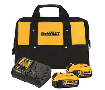 DEWALT 20 Volt MAX 5.0 Ah Starter Kit with 2 Batteries