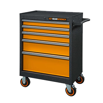 GEARWRENCH GSX Series Rolling Tool Cabinet 26 Inch 5 Drawer