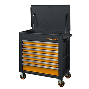 GEARWRENCH GSX Series Rolling Tool Cart Tilt Top 35 Inch 7 Drawer
