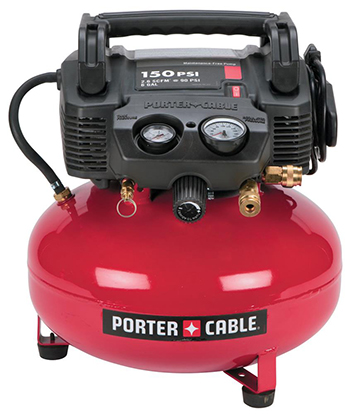 Porter Cable 150 Pounds per Square Inch Oil-Free Pancake Compressor