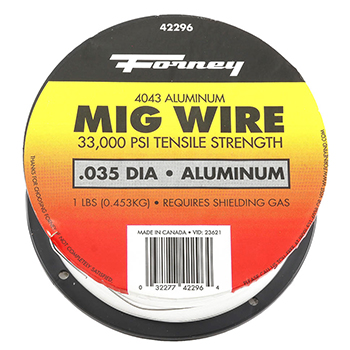 Forney Industries ER4043, .035-Inch 1 Pound, Aluminum MIG Welding Wire