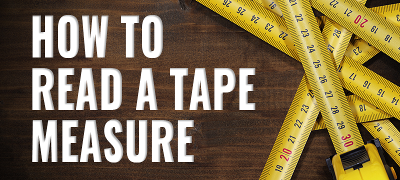 How to read a tape measure banner
