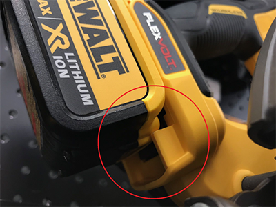 DEWALT 20V MAX XT battery not fitting on a FlexVolt tool