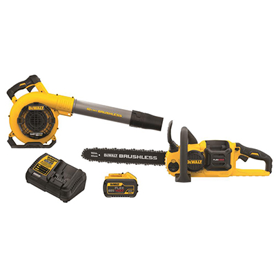 DEWALT 60 Volt MAX Brushless Chainsaw and Blower Combo Kit