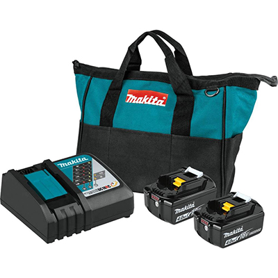 Makita 18V LXT Lithium Ion Battery and Charger Starter Pack