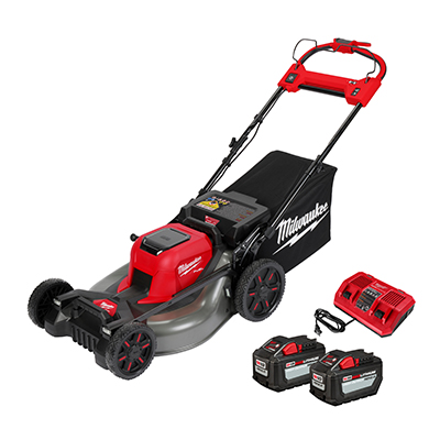 M18 FUEL 21-Inch Self-Propelled Dual Battery Mower Kit.