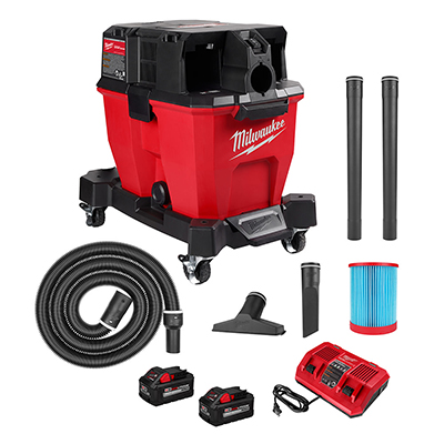 Milwaukee M18 FUEL Vacuum Kit 9 Gallon 36V Wet/Dry