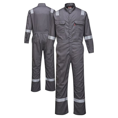 Portwest Grey Fire-Resistant Overalls