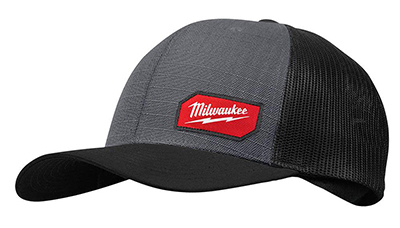 Milwaukee GRIDIRON Snapback Trucker Hat is part of their WORKWEAR lineup.