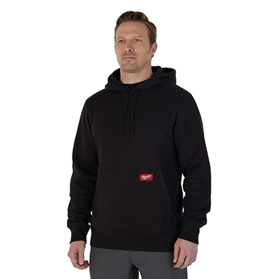 Milwaukee Midweight Pullover Hoodie Black