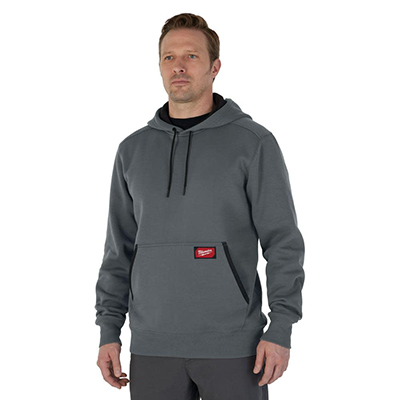 Milwaukee Midweight Pullover Hoodie Gray