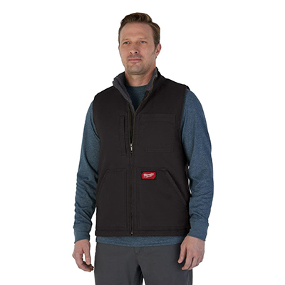Milwaukee Heavy Duty Sherpa-Lined Vest Black is part of their WORKWEAR lineup.