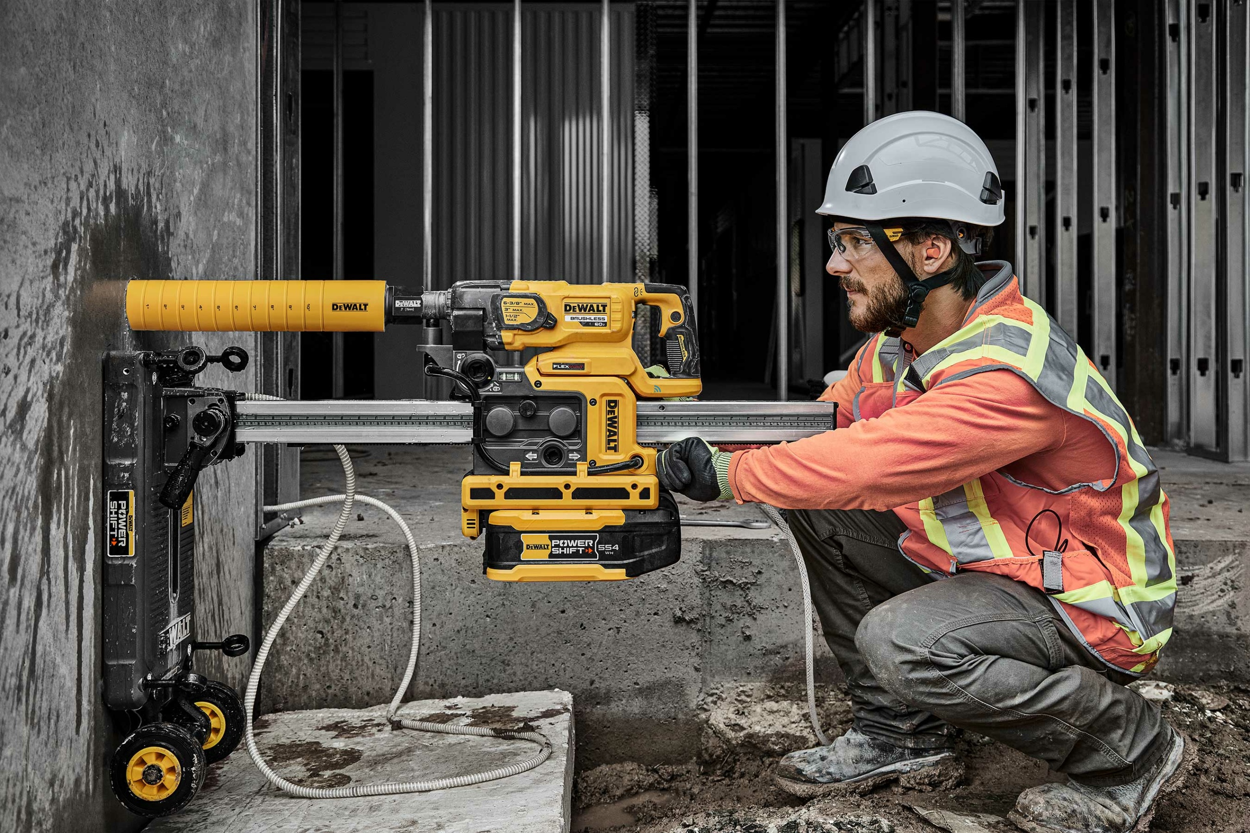 DEWALT POWERSHIFT Core Drill and Stand